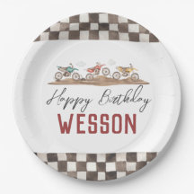 Dirt Bike Party Teller, Motorrad-Teller