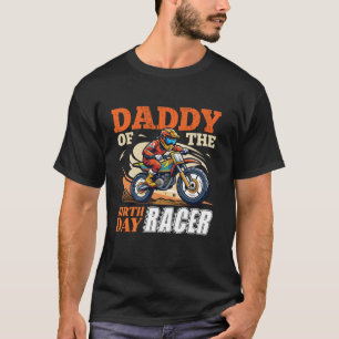 Dirt-Bike-Party-Vater des Geburtstags-Rennfahrer-T T-Shirt