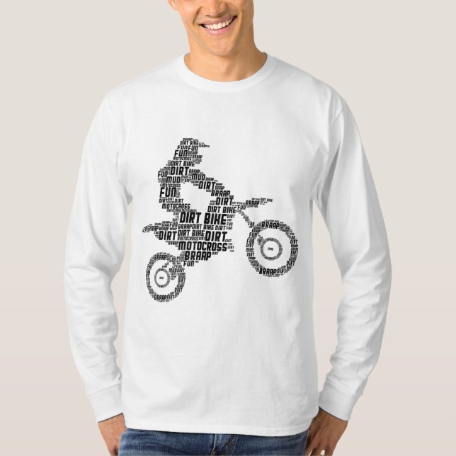 Dirt Bike Rider Motocross Enduro Dirt Biking Boys T-Shirt (Vorderseite)