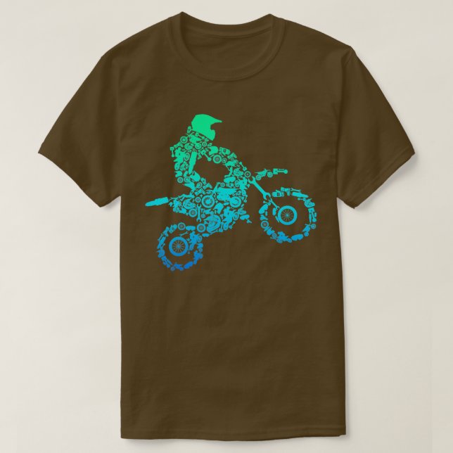 Dirt Bike Rider Motocross Enduro Dirt Biking Gesch T-Shirt (Design vorne)