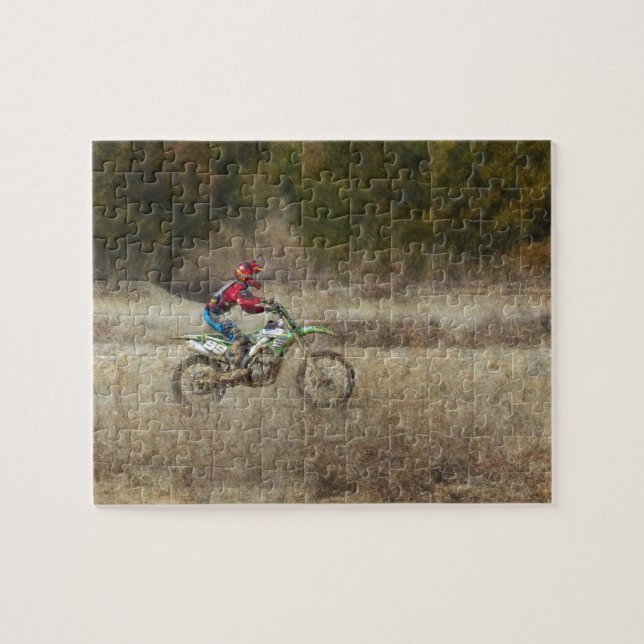 Dirt Bike Riding Puzzle (Horizontal)
