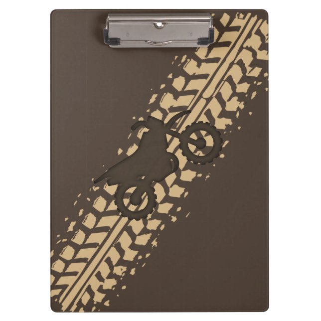 Dirt Bike Schlamm Klemmbrett (Vorderseite)