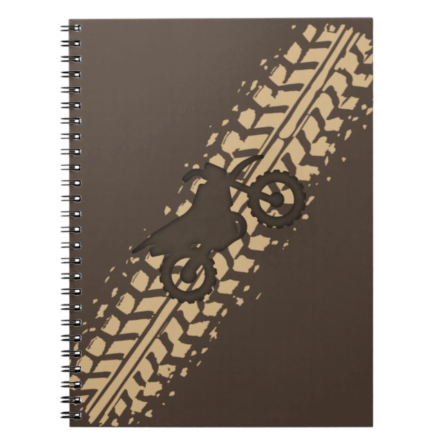 Dirt Bike Schlamm Notizblock (Vorderseite)