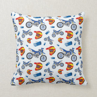 Dirt Bike Throw Pillow Kissen