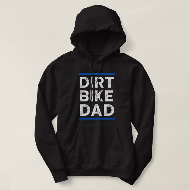 Dirt Bike Vater Hoodie (Design vorne)