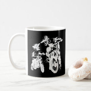 Dirt Bike Vater Motocross Motorrad Vater Kaffeetasse