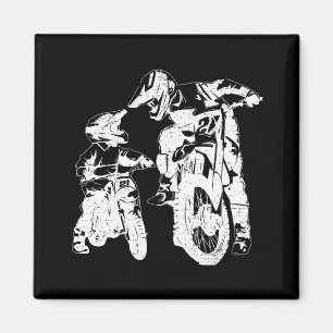 Dirt Bike Vater Motocross Motorrad Vater Magnet