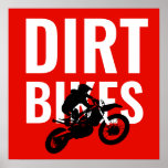 Dirt Bikes Motocross Motorrad Pop Art Poster<br><div class="desc">Motocross Pop Art Image</div>