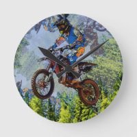 Dirt-Biking-Idioten- Motocross-Rennfahrer Poster