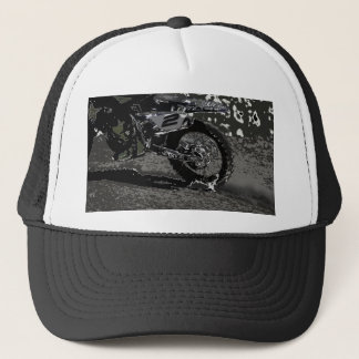 Dirt Biking (Schwarz & Weiß) Truckerkappe