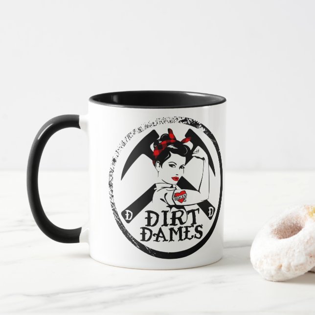 Dirt Dames: Rockhound, Geologe, Fossile Tasse (Mit Donut)