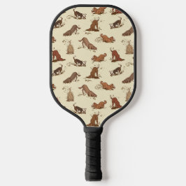Dirt Digging Hunde - Mustervater-Tagesgeschenk. Pickleball Schläger