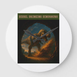 Dirt Kicker Große Wanduhr