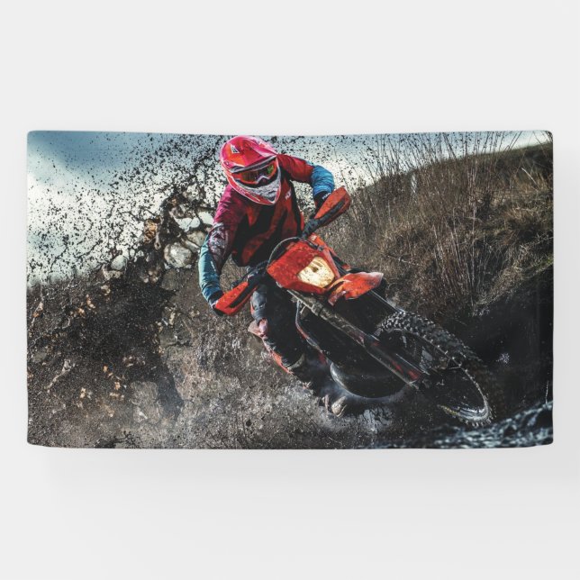 Dirt Rad-Reiter-Kissen Banner (Horizontal)