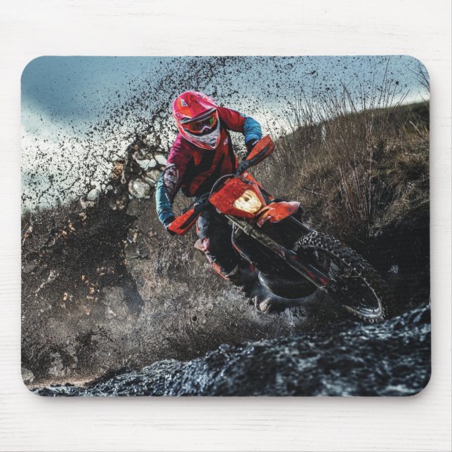 Dirt Rad-Reiter-Kissen Mousepad (Vorne)