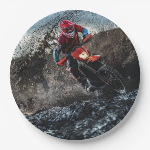 Dirt Rad-Reiter-Kissen Pappteller