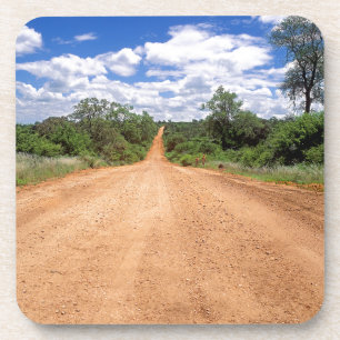 Dirt Road, Krüger National Park, Mpumalanga Getränkeuntersetzer