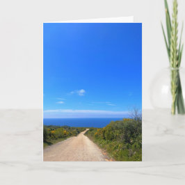Dirt Road Zakynthos Griechenland Fotografie Karte
