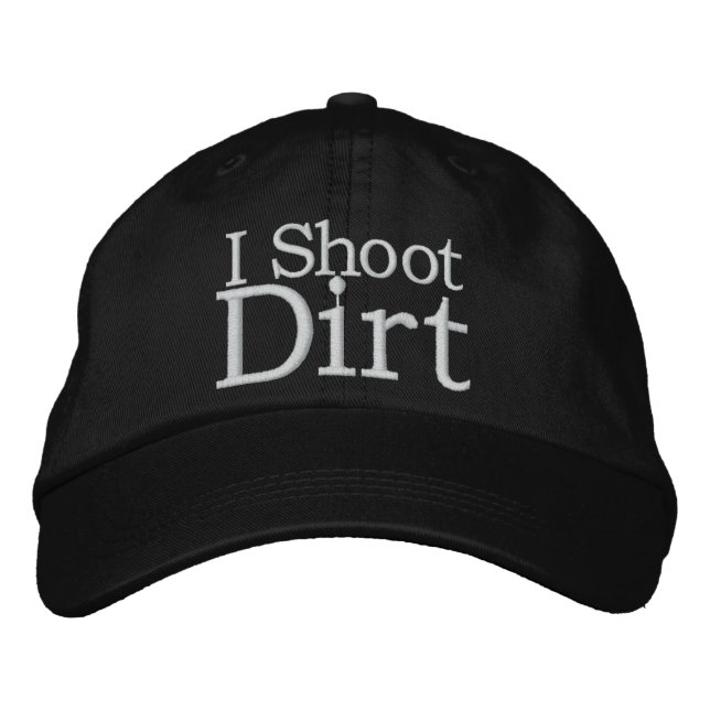 Dirt Sports Fotografy Hat Bestickte Kappe (Vorderseite)
