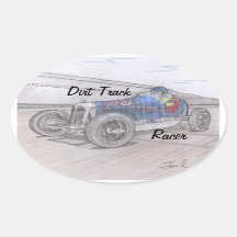 DIRT TRACK RACER Aufkleber (4)