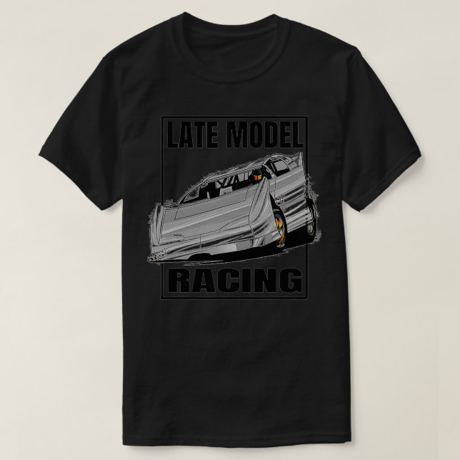 Dirt Track Racing Apparel Late Model Racing  T-Shirt (Design vorne)