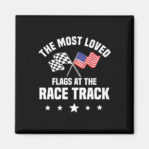 Dirt Track Racing Automobilrennen Amerikanischer U Magnet