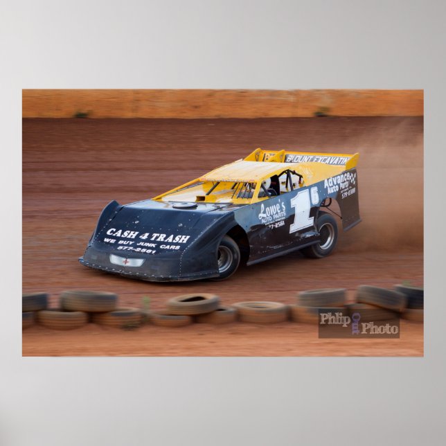 Dirt Track Racing Poster (Vorne)