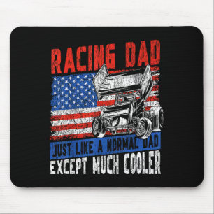 Dirt Track Racing Race Papa Vintage Amerikanische Mousepad