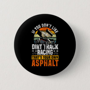 Dirt Track Rennen Vintage Retro Sprint Car Wenn Button