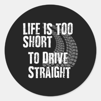 Dirt-Track-Zitat-Dirt-Auto modifiziert spät Mod Runder Aufkleber