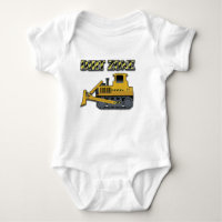 Dirt Zone (Bulldozer) - Baby Jersey Bodysuit 