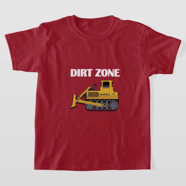 Dirt Zone (Bulldozer) - Kids' Basic T - Shirt (Ablage )