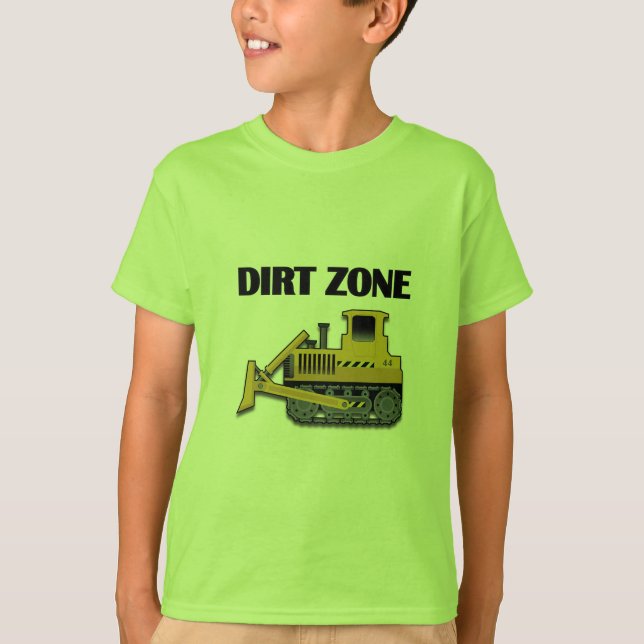 Dirt Zone (Bulldozer) - Kids' Basic T - Shirt (Vorderseite)