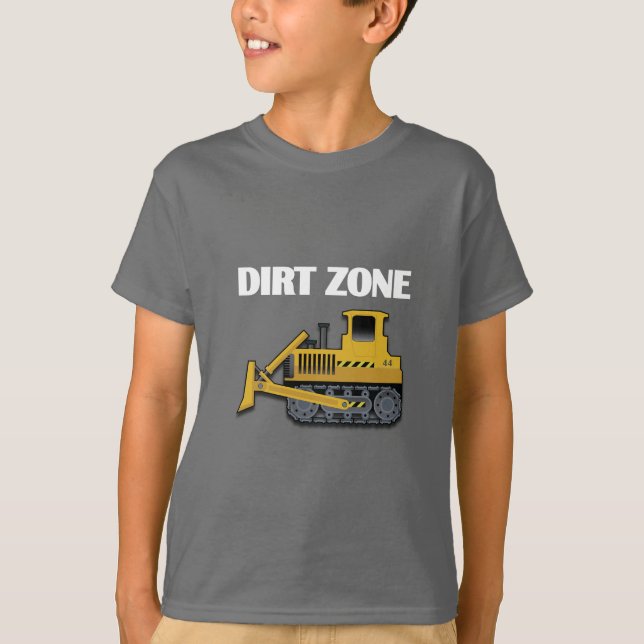 Dirt Zone (Bulldozer) - Kids' Basic T - Shirt (Vorderseite)