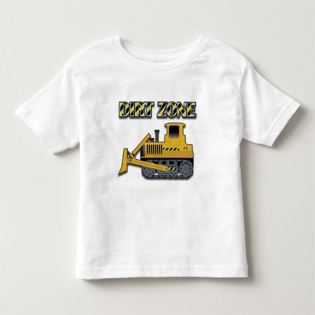 Dirt Zone (Bulldozer) - Kleinkind Fine Jersey T-Sh Kleinkind T-shirt (Vorderseite)
