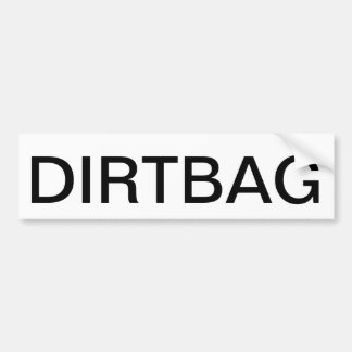 Dirtbag Autoaufkleber