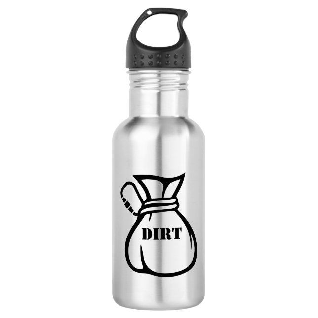 Dirtbag Climber Edelstahlflasche (Vorderseite)