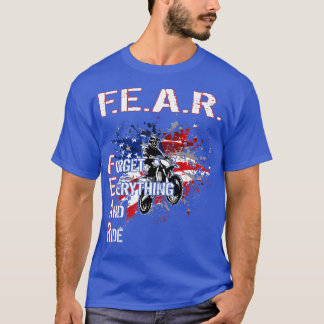Dirtbike Motocross Vergessen Sie alles und fahren  T-Shirt