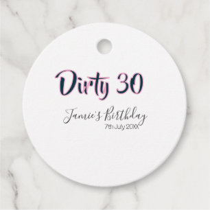 Dirty 30 herzlichen Glückwunsch zum Geburtstag Nam Geschenkanhänger