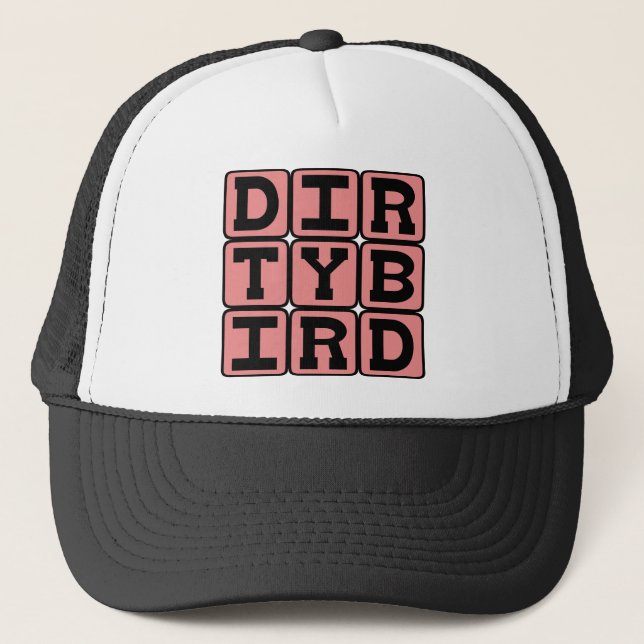 Dirty Bird, Cocktail Truckerkappe (Vorderseite)