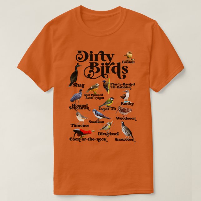 Dirty Birds Foul Language T-Shirt (Design vorne)