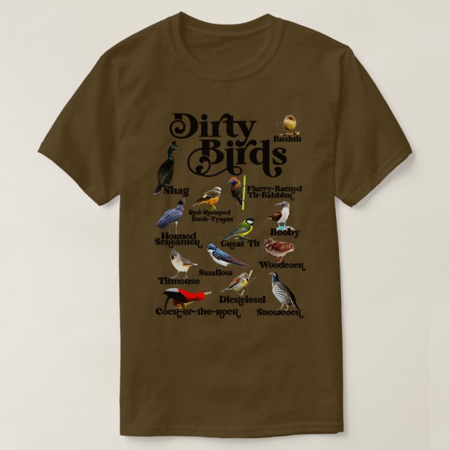 Dirty Birds Foul Language T-Shirt (Design vorne)
