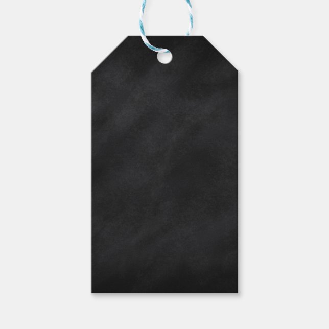 Dirty Blackboard Geschenkanhänger (Vorderseite)