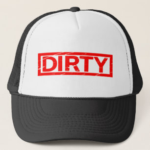 Dirty Briefmarke Truckerkappe