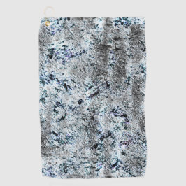 Dirty Carbon silvery fungus, sehr rustikales Bild Golfhandtuch