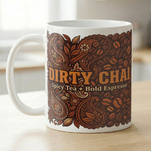 Dirty Chai Spice Einfaches Espresso Rezept  Kaffeetasse