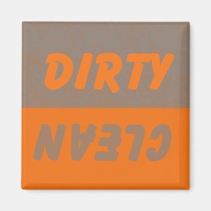 Dirty Clean Dish Washer Magnet