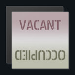 Dirty Clean Vacant Occupied Magnetkarte<br><div class="desc">Geschirrspüler, sauber oder vakant/besetzt Geschirrspüler Magnet. warnt andere vor dem Geschirrspüler-Status. Platzieren Sie diesen einfach eleganten, modern aussehenden Magneten auf Ihren Geschirrspüler, um Ihnen das Leben zu erleichtern. Es wird Ihnen sagen, ob die Geschirr schmutzig oder sauber sind. Es dient als schnelle Erinnerung, wenn Sie die Maschine laufen lassen müssen...</div>