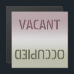 Dirty Clean Vacant Occupied Magnetkarte<br><div class="desc">Geschirrspüler, sauber oder vakant/besetzt Geschirrspüler Magnet. warnt andere vor dem Geschirrspüler-Status. Platzieren Sie diesen einfach eleganten, modern aussehenden Magneten auf Ihren Geschirrspüler, um Ihnen das Leben zu erleichtern. Es wird Ihnen sagen, ob die Geschirr schmutzig oder sauber sind. Es dient als schnelle Erinnerung, wenn Sie die Maschine laufen lassen müssen...</div>