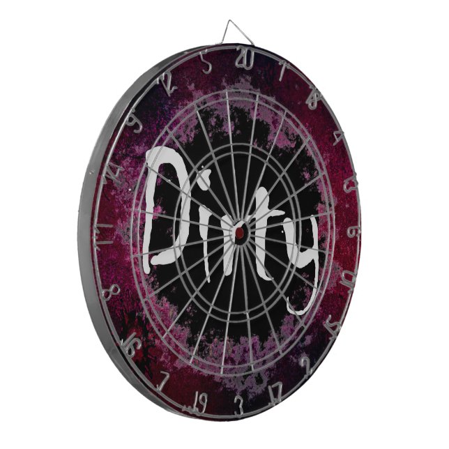Dirty - dartbord dartscheibe (Vorderseite Links)